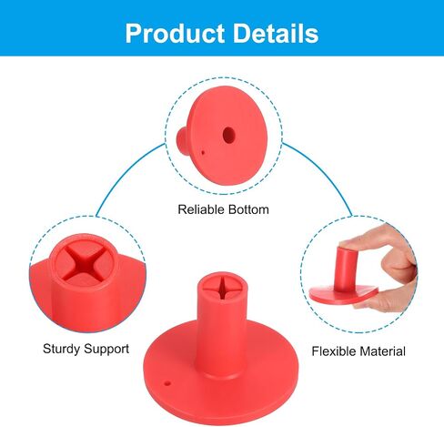 PATIKIL Rubber Golf Tee, Golf Practice Tees Training Driving Range Tee Stable Golf Ball Holder for Outdoors Hitting Mat in Saudi Arabia