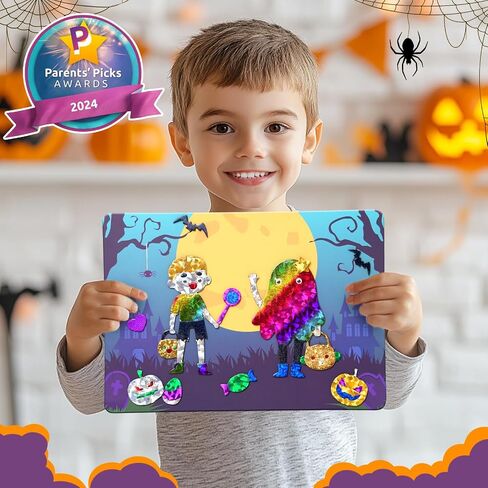 ZMLM Colorful Foil Fun Kids Toys - Ocean World & Animals Toy Set - Arts & Crafts Supplies for 4+ Boys and Girls - Brithday Halloween Christmas Toys or Gifts for 4 5 6 7 8 9 10 Boys and Girls in Saudi Arabia