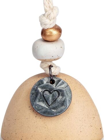 Demdaco Remembrance Gold Tone 2.5 inch Stoneware and Wood Mini Inspired Bell in Saudi Arabia