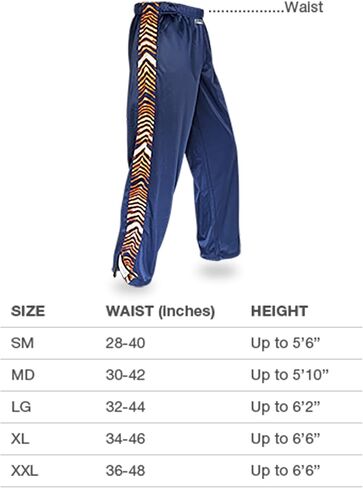 بنطال Zubaz الرجالي الكاجوال، مقاس صغير in Kuwait