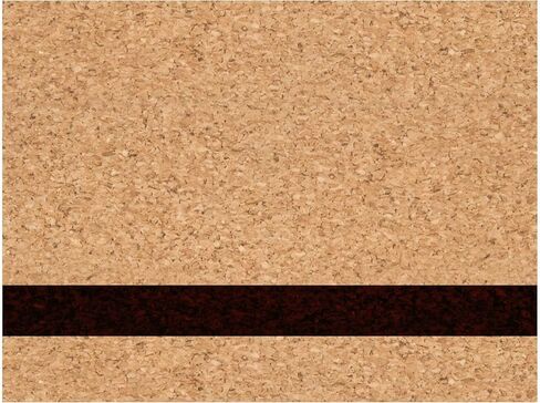 12" x 18" Sheet Black/Silver Blank Laserable Leatherette Patch with Adhesive-Qty 1 Black/Silver in Saudi Arabia