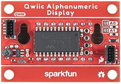 شاشة SparkFun Qwiic الأبجدية الرقمية - أرجواني - شاشة عرض أبجدية رقمية مكونة من 14 قطعة لا تتطلب لحام 128 نمطًا الحد الأقصى لأرقام شرائح العرض 2X نقاط تثبيت على الحائط in Saudi Arabia