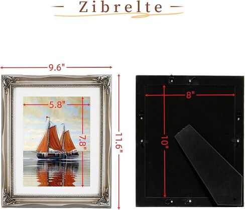 إطار صورة ذهبي مقاس 8 × 10، إطار صور من الخشب الصلب الباروكي مقاس 8 × 10 مع حصيرة للصور مقاس 6 × 8 أو 8 × 10 بدون حصيرة، بلمسة نهائية من أوراق الذهب العتيقة مقاس 8 × 10 إطارات صور لسطح الطاولة أو المعرض على الحائط in Saudi Arabia