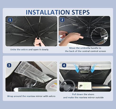 [2024 Newest] INSAUTO Honda CRV Windshield Sunshade Umbrella-Protect Car from Sun Rays & Keep Cool-Foldable Front Windshield Sun Shade for Honda CR-V 2023-2024 in Saudi Arabia