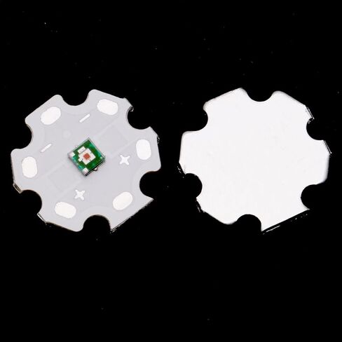 5Pcs 1W Red 3535 SMD High Power LED Chip with Aluminum Plate 20mm Star PCB Base Heat Sink Led Chip Replacement(350mA,2.0-2.2V,620-625nm,180deg) in Saudi Arabia