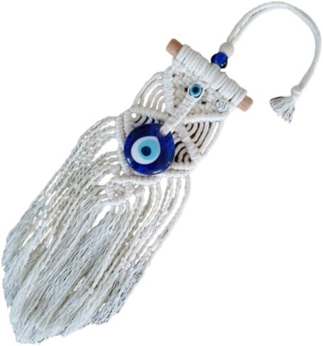 WindAngel عين الشر المنسوجة يدويًا Boho Dream Catchers ديكور للتعليق على الحائط لغرفة النوم والمنزل وغرفة النوم (سحري) in Saudi Arabia