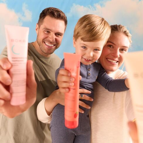 Boka Fluoride Free Toothpaste- Nano Hydroxyapatite, Remineralizing, Sensitive Teeth, Whitening- Dentist Recommended for Adult, Kids Oral Care- Orange Cream Flavor, 4oz 3Pk in Kuwait