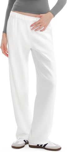 PUMIEY Women's Wide Leg Sweatpants Straight Baggy Sweat Pants High Waisted Lounge Pants Airy Collection in Saudi Arabia