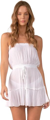 ELAN Strapless Ruffle Dress Cover-Up in Kuwait