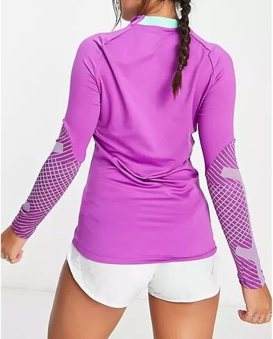 Nike Women's Dri-fit Strike Soccer Drill 1/4 Zip Top Long Sleeve Shirt Futbol… in Saudi Arabia