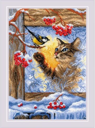 Riolis Cross Stitch Kit, 8.25 by 11.75-Inch in Saudi Arabia