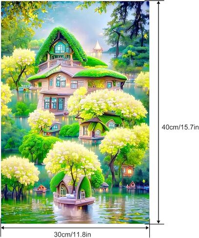 مجموعة طلاء ألماس DIY للبالغين، مجموعات طلاء ألماس 5D، لوحة فنية ماسية كاملة الحفر لتزيين جدران المنزل مقاس 12 × 16 بوصة زهور شفافة أرجوانية in Saudi Arabia
