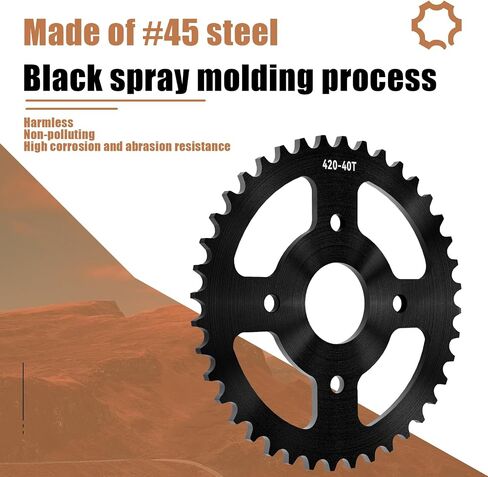 Mini Bike Sprocket 420 Chain 50T Go Kart Rear Sprocket 40mm Bore Replacement for Coleman Bt200x Ct200u Trail 200 Ct200u-Ex Baja Warrior Heat Massimo Mb165 Mb200 196cc 5.5 6.5hp in Kuwait