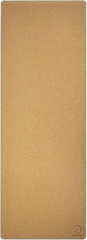 Eco-Friendly, Non-Toxic Cork Yoga Mat. Sweat Resistant, Non-Slip Flat Mat. Ideal for Hot Yoga, Bikram, Vinyasa, Power, Pilates, HIIT Workouts. (72" x 26" x 4mm) in Saudi Arabia