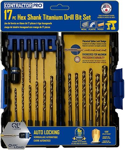 17 Piece Hex Shank Drill Bit Set in Saudi Arabia