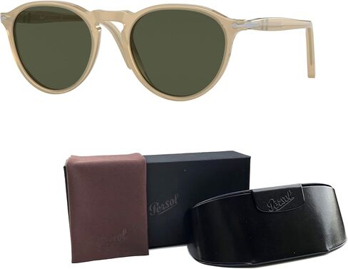 Persol PO3286S 24/57 53MM Havana/Polar Brown Polarized Sunglasses for Men for Women + BUNDLE With Designer iWear Complimentary Eyewear Kit in Saudi Arabia
