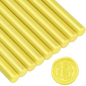 Royal Blue Sealing Wax Glue Gun Stick, Making Wax Seals for Letter Thanks Card Envelope, Wedding or Event Party Invitation, Gift Wrapping - Pack of 12