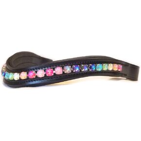 SIE Rainbow Crystals Studded Browbands for Bridles 15" /16" / 17"