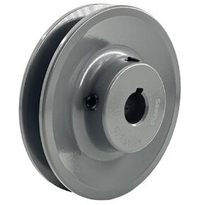 AK41-5/8 Single Groove V Belt Pulley,Motor Pulley 3.95 inch Outside Diameter,5/8 inch Bore,V Belt Sheave Cast Iron for A AX 3L 4L V-Belts,AK4158 Pulley