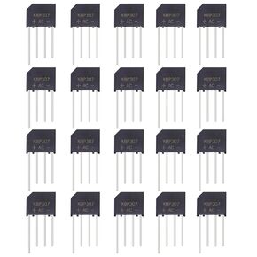 FAYLEZ KBP307 Diode Bridge Rectifier 3A 700V KBP307G Flat Single Phase Rectifiers 3 Amp 700 Volt for Printed Circuit Boards 20PCS