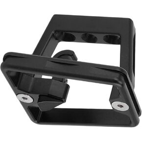 Front Carrier Block Aluminum Alloy Folding Bike Front Carrier Block Bag Bracket Holder Folding Bicycle 3 Holes Pig Nose Mounting Adapter with Screws