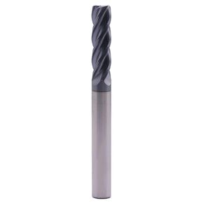 BestParts High Performance Solid Carbide Long End Mill - AlTiN Coated, 30 Degree Helix, 4 Flute, 5/16" Cutting Diameter, 5/16" Shank Diameter, 1-1/8" Length of Cut, 3" Overall Length, Square End