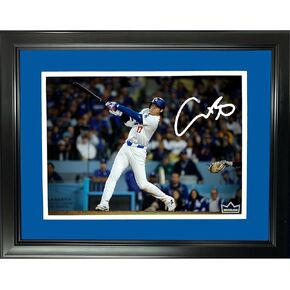 Framed Shohei Ohtani Facsimile Laser Engraved Signature Auto 11"x14"Baseball Photo HOFSM Holo