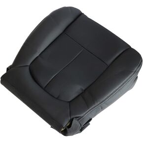Driver Bottom Perforated Leather Seat Cover Tan Compatible with Ford F150 2009 2010 2011 2012 2013 2014