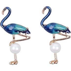 Holibanna Brooch Pin Decorative Brooch Cute Enamel Pin Brooches Flamingo Lapel Flamingo Brooch Accesorios Para