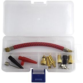 1 Set Valve Converter Set Bike Valve Adapter Bicycle Air Bicycle Pump Valve Extension Pipe for All Type Ball Bike Tyres