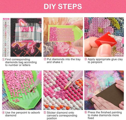 مجموعات الفن الماسي على شكل جمجمة من HEIBAGO للبالغين، مجموعات رسم ماسي كرتونية للمبتدئين البالغين، لوحة ماسية مستديرة كاملة للحفر الليلي، مجموعات طلاء الأحجار الكريمة الفنية لديكور جدار المنزل 12 × 12 بوصة in Kuwait