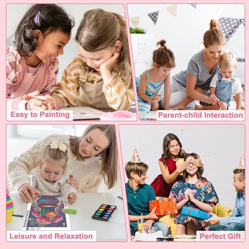 مجموعات الفن الماسي على شكل جمجمة من HEIBAGO للبالغين، مجموعات رسم ماسي كرتونية للمبتدئين البالغين، لوحة ماسية مستديرة كاملة للحفر الليلي، مجموعات طلاء الأحجار الكريمة الفنية لديكور جدار المنزل 12 × 12 بوصة in Kuwait