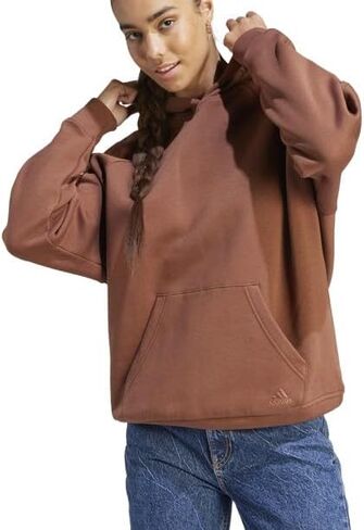 سترة بقلنسوة All Szn Fleece Boyfriend من أديداس للسيدات in Saudi Arabia