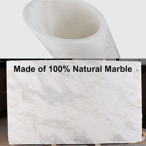 Marble Wine Bottle Chiller - Portable Tabletop Champagne Bucket Cooler for Cocktail Party Dinner Oblique in Saudi Arabia
