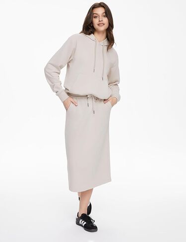 سويت شيرت نسائي كاجوال بقلنسوة من Orolay - بلوفر بغطاء للرأس بأكمام طويلة، بلوفر رياضي ربيعي مع جيب in Kuwait