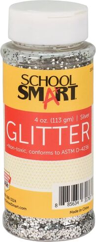 School Smart Craft Glitter, 4 Ounce Jar, Blue in Saudi Arabia