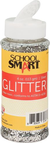 School Smart Craft Glitter, 4 Ounce Jar, Blue in Saudi Arabia