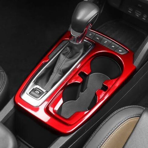 Carbon Fiber Style Car Gear Shift Panel Cover Interior Trim Compatible with Chevrolet Trailblazer 2020-2024 Accessories in Saudi Arabia