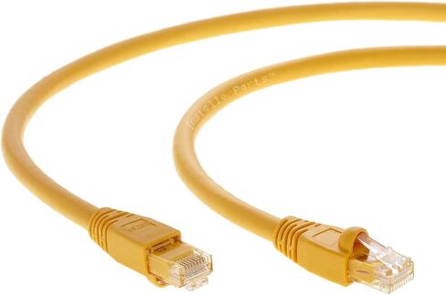 InstallerParts Ethernet Cable CAT6A Cable UTP Booted 3 FT - Red - Professional Series - 10Gigabit/Sec Network/High Speed Internet Cable, 550MHZ in Saudi Arabia