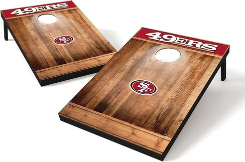 مجموعة ألعاب Wild Sports NFLCornhole الخارجية، 2 × 3 قدم - سلسلة ترفيهية in Kuwait