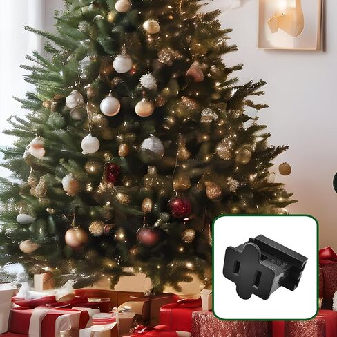 25 Pack SPT-1 Vampire Male Plug Slip Plug Zip Plug Gilbert Plug Male Plug for Christmas Lights Sets (SPT-1 Black Male) in Saudi Arabia