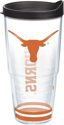 Tervis Made in USA Double Walled University of Texas Longhorns Insulated Tumbler Cup Keeps Drinks Cold & Hot, 24oz, Arctic in Saudi Arabia