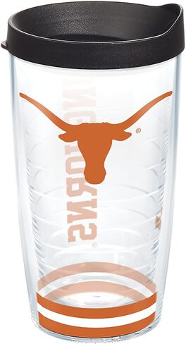 Tervis Made in USA Double Walled University of Texas Longhorns Insulated Tumbler Cup Keeps Drinks Cold & Hot, 24oz, Arctic in Saudi Arabia