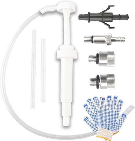 Upgrade Lower Unit Gear Oil Pump for Standard Quart Bottles compatible with 3/8in 8mm 10mm Metal Adapter，for Standard Quart Bottles Widely Fit for Marine Outboards Units(8cc) in Saudi Arabia