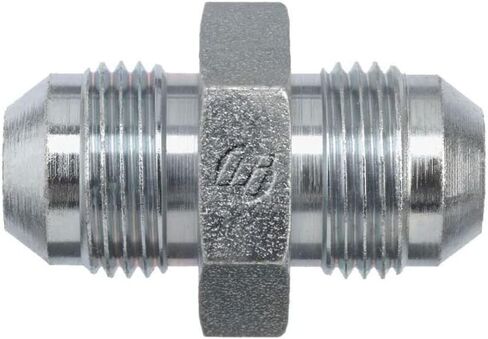 Brennan Industries 2403-LH-08-08 تركيب أنبوب سداسي كبير مستقيم من الفولاذ، 3/4"-16 SAE x 3/4"-16 SAE خيط، 1/2" ذكر JIC x 1/2" ذكر JIC in Saudi Arabia
