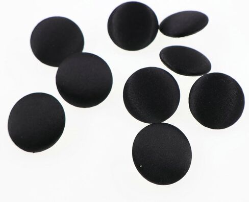 30PCS Satin Fabric Cloth Covered Buttons with Shank, Round Buttons for DIY Craft Sewing Wedding Dress Shirts (Beige, 12.5mm) YIGUANXIN in Saudi Arabia