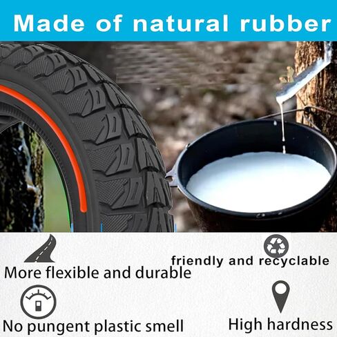 TOCBEUU 10x2.5 Inch Solid Tires for Electric Scooter, 60/70-6.5 Replacement Wheels, Rubber Tyre for Segway Ninebot Max G30P/G30LP/G30/G30D/G30E/G30LP/G30D II/G30 Max/G2/F2 pro& Hiboy S2 MAX (2PCS) in Kuwait