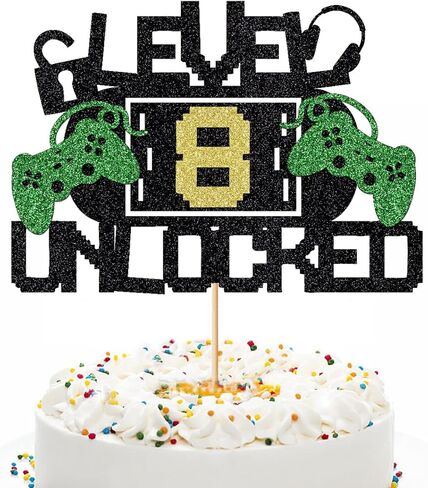 Level 10 Unlock Cake Toppers Video Game Cake Toppers Game Console Controllers Gaming Headsets Birthday Cake Toppers (10), Multicolor in Kuwait