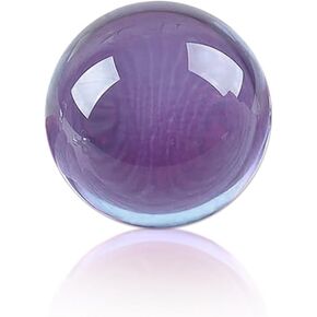 1Pcs Magic Crystal Ball 40mm Healing Crystal Clear Purple Ball Background Home Decoration Sphere Photography Lens Ball Photo Prop