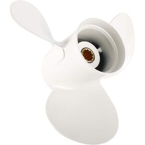 NovelBee 9 7/8x13-F Aluminum Alloy Propeller for Yamaha 20HP 25HP 30HP Outboard Motor